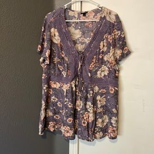 Torrid purple top